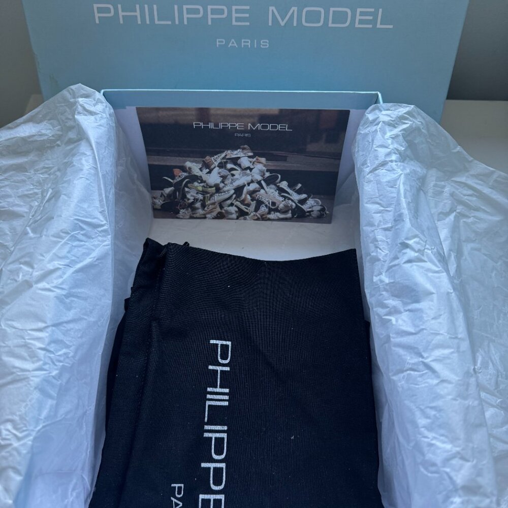 Philippe Model Paris Trpx Basic M Blanc Size 35 S… - image 4